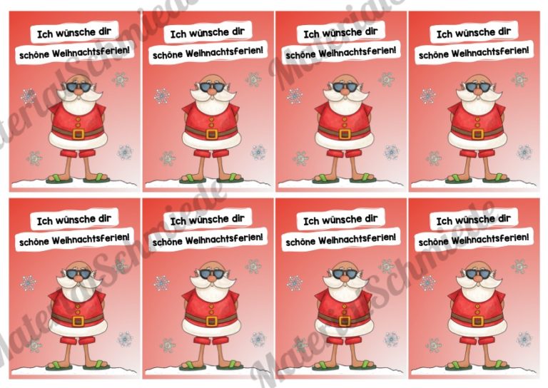 Grußkarten Weihnachtsferien (Vorschau 03)