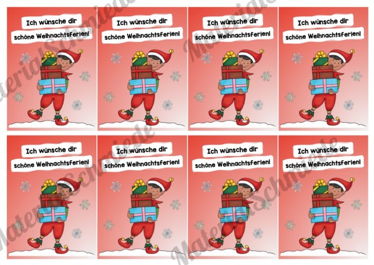 Grußkarten Weihnachtsferien (Vorschau 04)