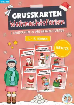 Grußkarten Weihnachtsferien