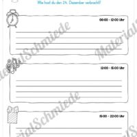 20 Arbeitsblätter zu den Weihnachtsferien (Vorschau 01)