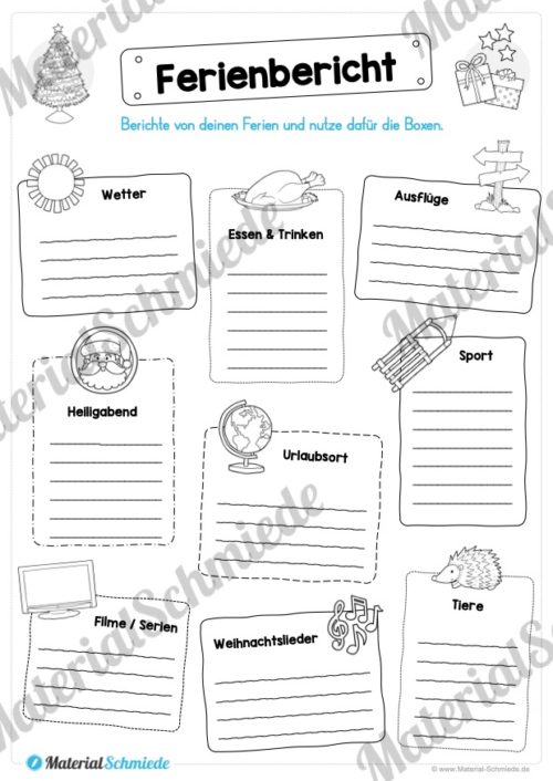 20 Arbeitsblätter zu den Weihnachtsferien (Vorschau 04)