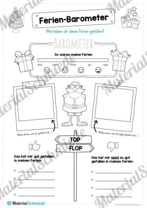 20 Arbeitsblätter zu den Weihnachtsferien (Vorschau 06)