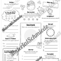 Steckbrief: Meine Weihnachtsferien (Vorschau)