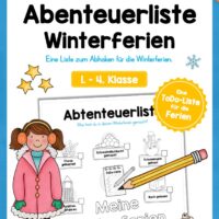 Abenteuerliste Winterferien