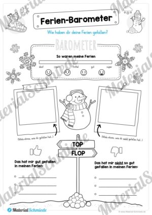 20 Arbeitsblätter zu den Winterferien (Vorschau 06)