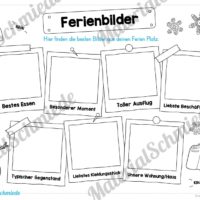 20 Arbeitsblätter zu den Winterferien (Vorschau 09)