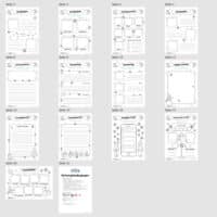 20 Arbeitsblätter zu den Winterferien (Überblick)