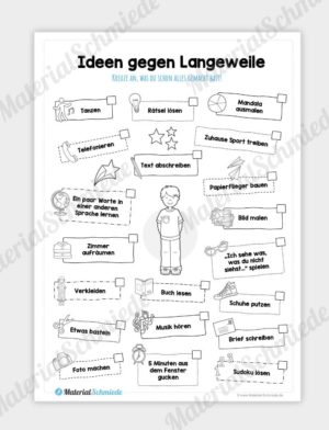 Homeschooling - Ideen gegen Langeweilung (für Jungs)