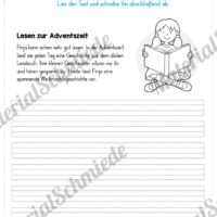 10 Abschreibtexte: Thema Advent (Vorschau 03)