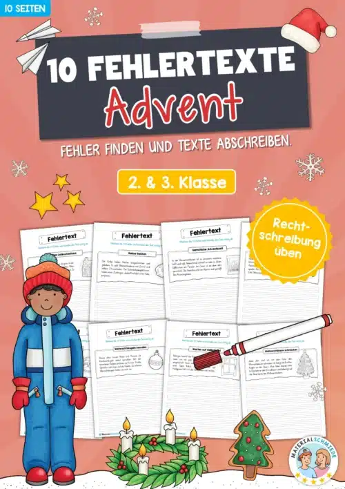 10 Fehlertexte: Thema Advent