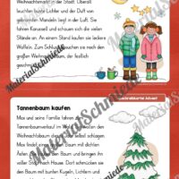 Abschreibkartei: Thema Advent (10 Karten mit Abschreibtexten) - Vorschau 05