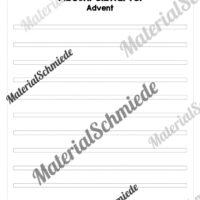 Abschreibkartei: Thema Advent (10 Karten mit Abschreibtexten) - Vorschau 07