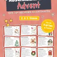 Abschreibkarten: Thema Advent (10 Karten)