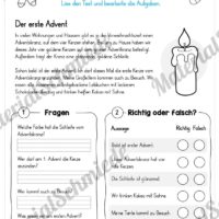 10 Lesetexte zum Advent (Der erste Advent)