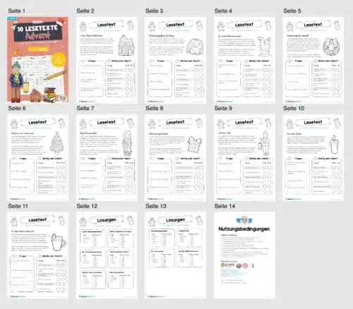 10 Lesetexte zum Advent (Überblick)