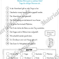 10 Leseübungen: Thema Advent (Vorschau 02)