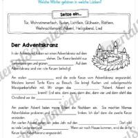 10 Leseübungen: Thema Advent (Vorschau 05)