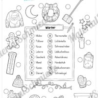 16 Abbildungen zum Advent zuordnen