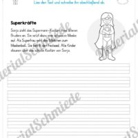 10 Abschreibtexte: Thema Fasching / Karneval (Superkräfte)