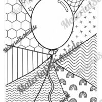Ausmalbilder Fasching / Karneval - Arbeitsblatt 03