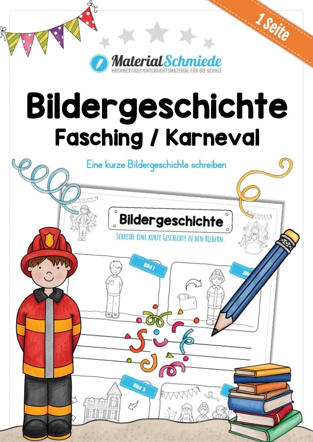 Bildergeschichte Fasching / Karneval