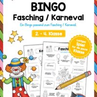 Bingo: Fasching / Karneval