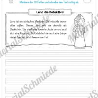 10 Fehlertexte zum Fasching / Karneval (Lena die Detektivin)