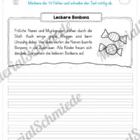 10 Fehlertexte zum Fasching / Karneval (Leckere Bonbons)