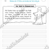 10 Fehlertexte zum Fasching / Karneval (Der Geist im Klassenraum)