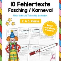 10 Fehlertexte zum Fasching / Karneval