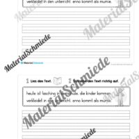 Mini-Heft: Groß- und Kleinschreibung (Fasching/Karneval) - Arbeitsblatt 06