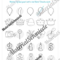 Lese- & Rätselheft zum Fasching/Karneval (1. & 2. Klasse) - Arbeitsblatt 03