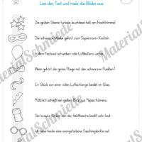 Lesen & Malen zum Fasching / Karneval (Vorschau 04)