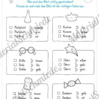 Lesen & Malen zum Fasching / Karneval (Vorschau 06)