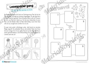 Lesespaziergang Fasching / Karneval (Vorschau 02)