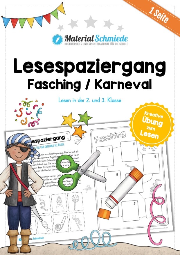 Lesespaziergang Fasching / Karneval