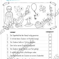 Lesespur zum Fasching / Karneval (Vorschau)