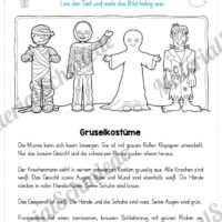 10 Leseübungen zum Fasching / Karneval (Lesen & Malen)