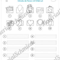 Materialpaket Fasching / Karneval: Deutsch 1. & 2. Klasse (Vorschau 05)