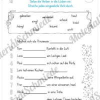 Materialpaket Fasching / Karneval: Deutsch 1. & 2. Klasse (Vorschau 06)