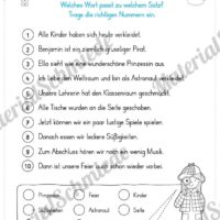 Materialpaket Fasching / Karneval: Deutsch 1. & 2. Klasse (Vorschau 10)