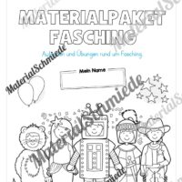 Materialpaket Fasching / Karneval: 1. Klasse (Vorschau 01)
