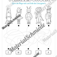 Materialpaket Fasching / Karneval: 1. Klasse (Vorschau 10)