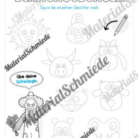 Materialpaket Fasching / Karneval: 1. Klasse (Vorschau 19)