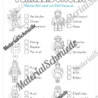 Materialpaket Fasching / Karneval: 1. Klasse (Vorschau 21)