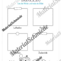 Materialpaket Fasching / Karneval: 1. Klasse (Vorschau 22)