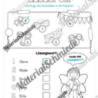 Materialpaket Fasching / Karneval: 1. Klasse (Vorschau 24)