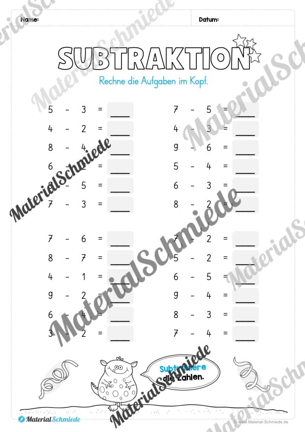 Materialpaket Fasching / Karneval: 1. Klasse (Vorschau 25)