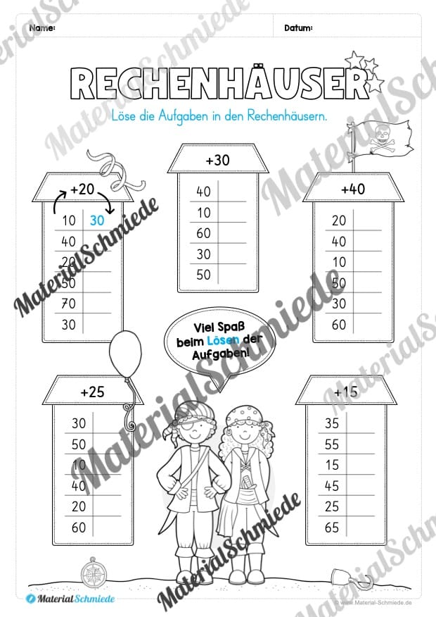 Materialpaket Fasching / Karneval: 2. Klasse (Vorschau 04)