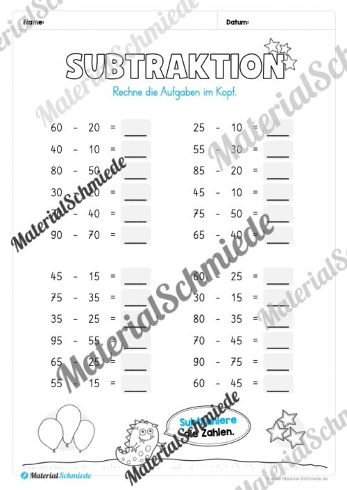 Materialpaket Fasching / Karneval: 2. Klasse (Vorschau 19)